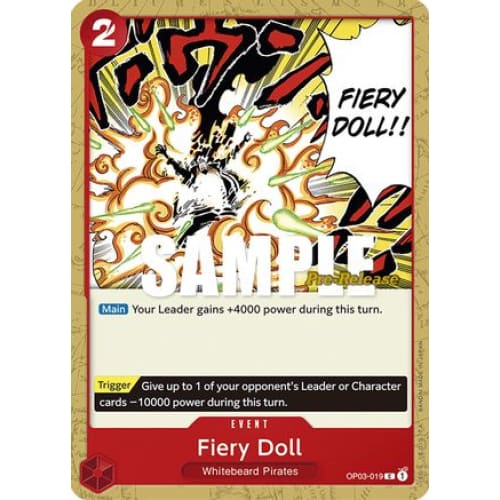 Fiery Doll OP03-019 C Pillars of Strength Pre-Release Cards