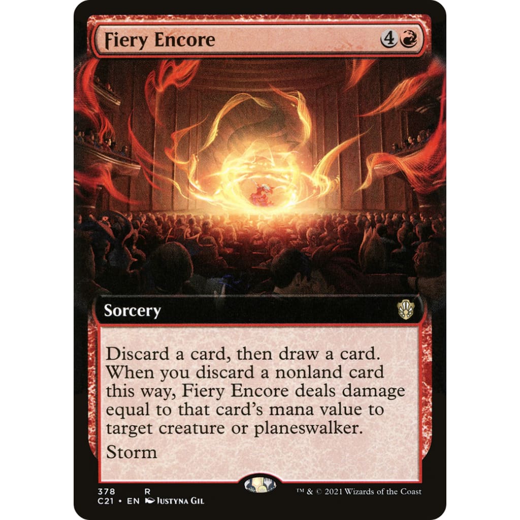 Fiery Encore (C21-378): (Extended Art) - Single