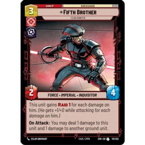 Fifth Brother - Fear Hunter (131/252) - Spark of Rebellion