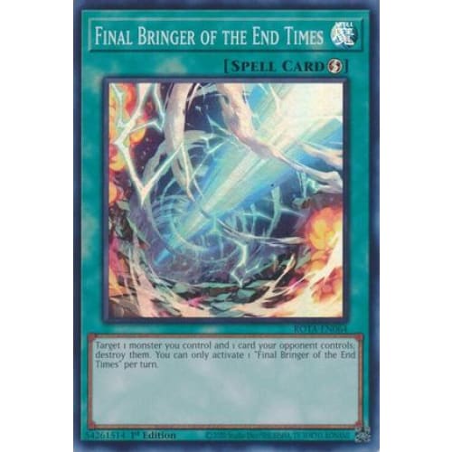 Final Bringer of the End Times - ROTA-EN064 Super Rare 1st