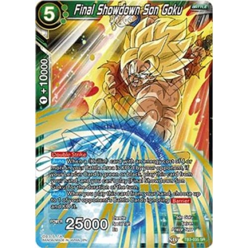 Final Showdown Son Goku (Shatterfoil) (Draft Box 04
