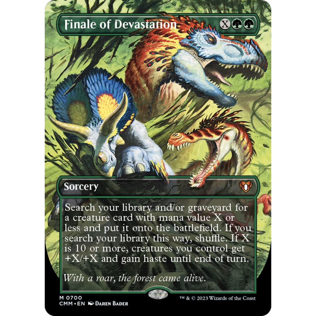 Finale of Devastation (CMM-700) (Borderless) Foil - Single