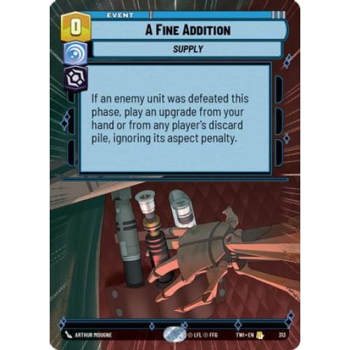 A Fine Addition (Hyperspace) (313) Foil - Single