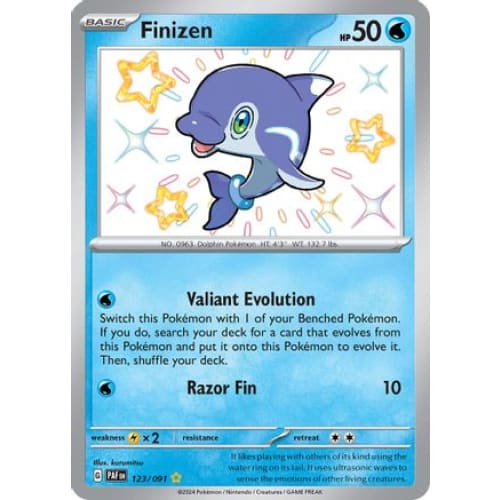 Finizen (123) Shiny Rare Holofoil - Single