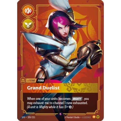 Fiora - Grand Duelist (205/221) - Spiritforged Foil - Single