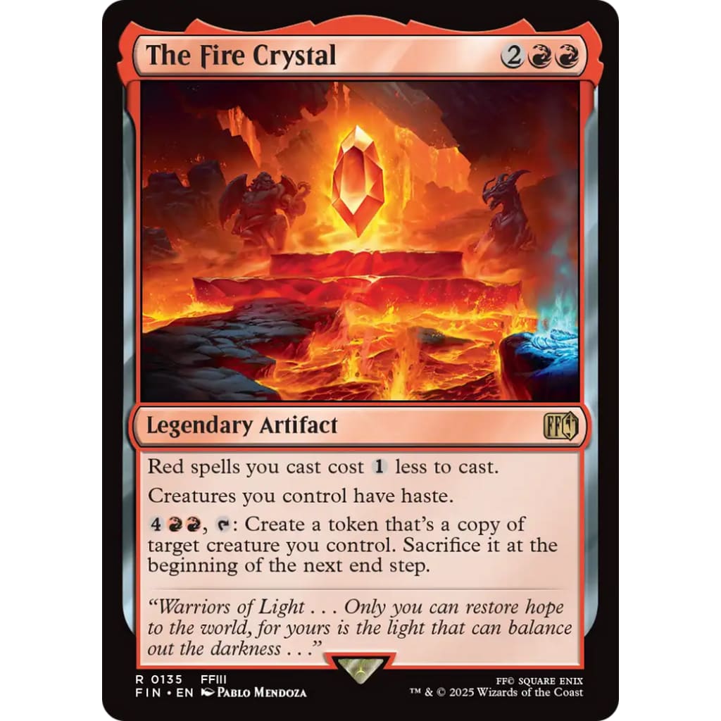 The Fire Crystal (FIN-135) Foil - Single