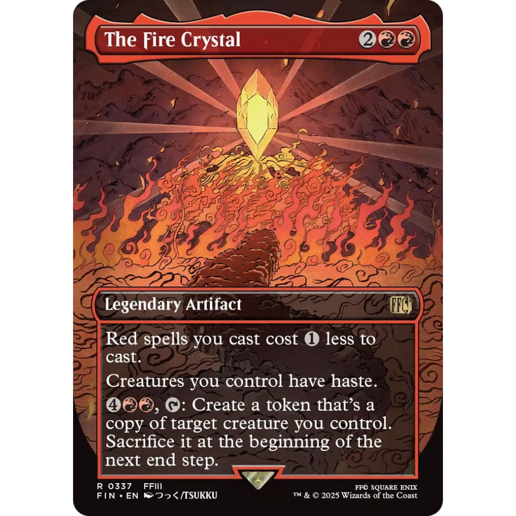 The Fire Crystal (FIN-337) (Borderless) Foil - Single