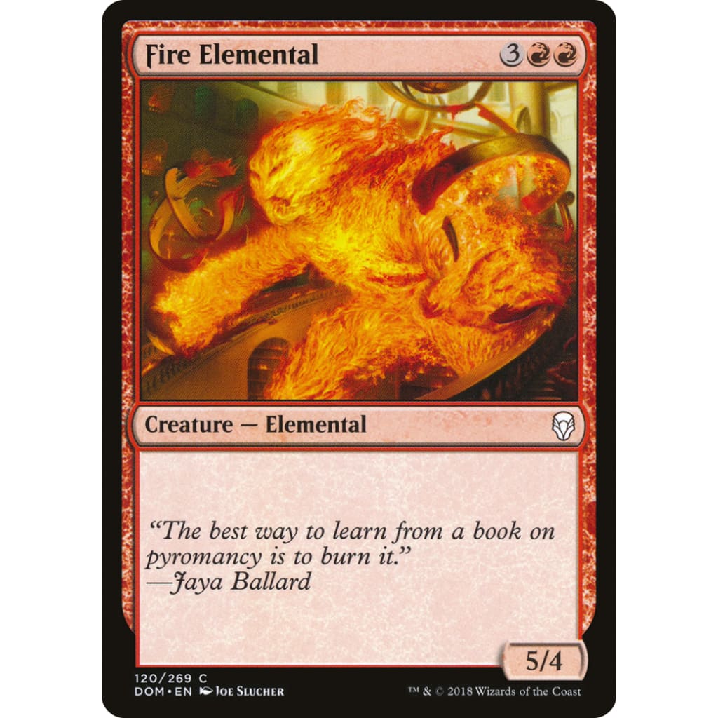 Fire Elemental (DOM-120) - Single