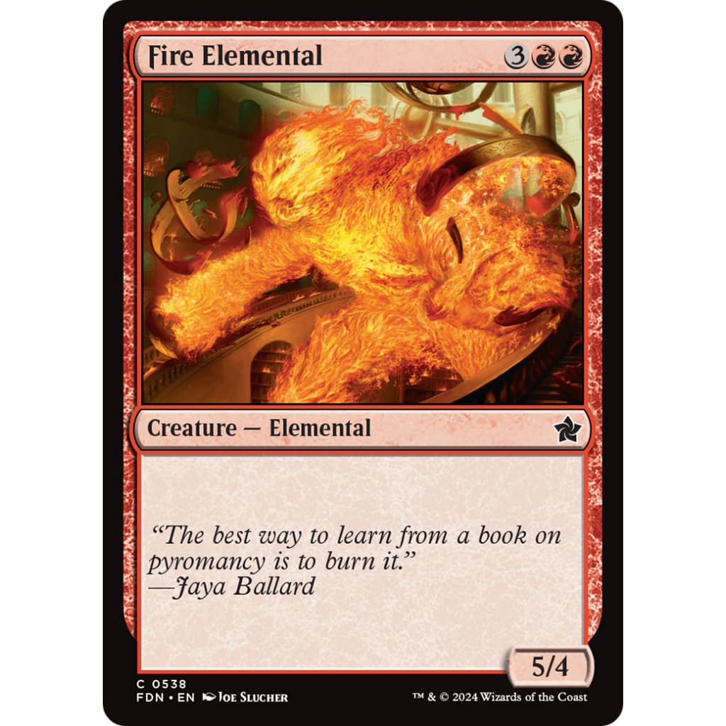 Fire Elemental (FDN-538) - Single