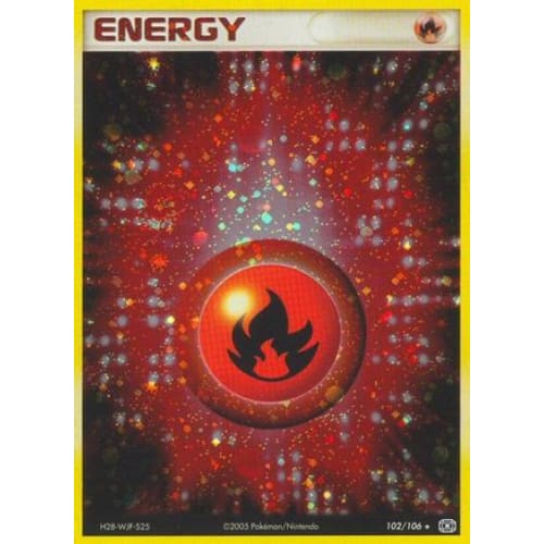 Fire Energy (102/106) Holo Rare Holofoil - Single