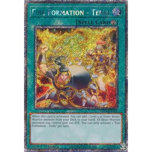 Fire Formation - Tenki (Platinum Secret Rare) - RA04-EN201