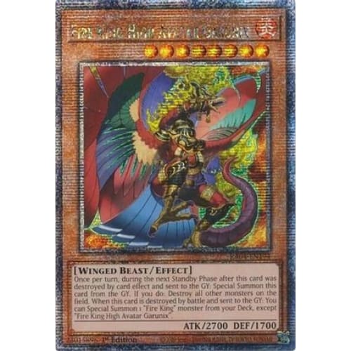 Fire King High Avatar Garunix (Quarter Century Secret Rare)