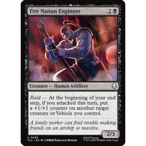 Fire Nation Engineer (TLA-099) Foil - Single