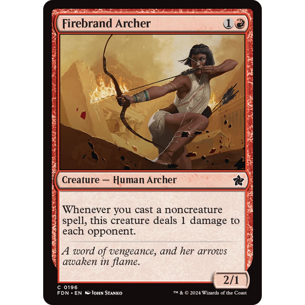Firebrand Archer (FDN-196) - Single