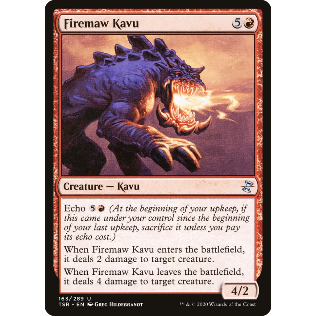 Firemaw Kavu (TSR-163) - Single
