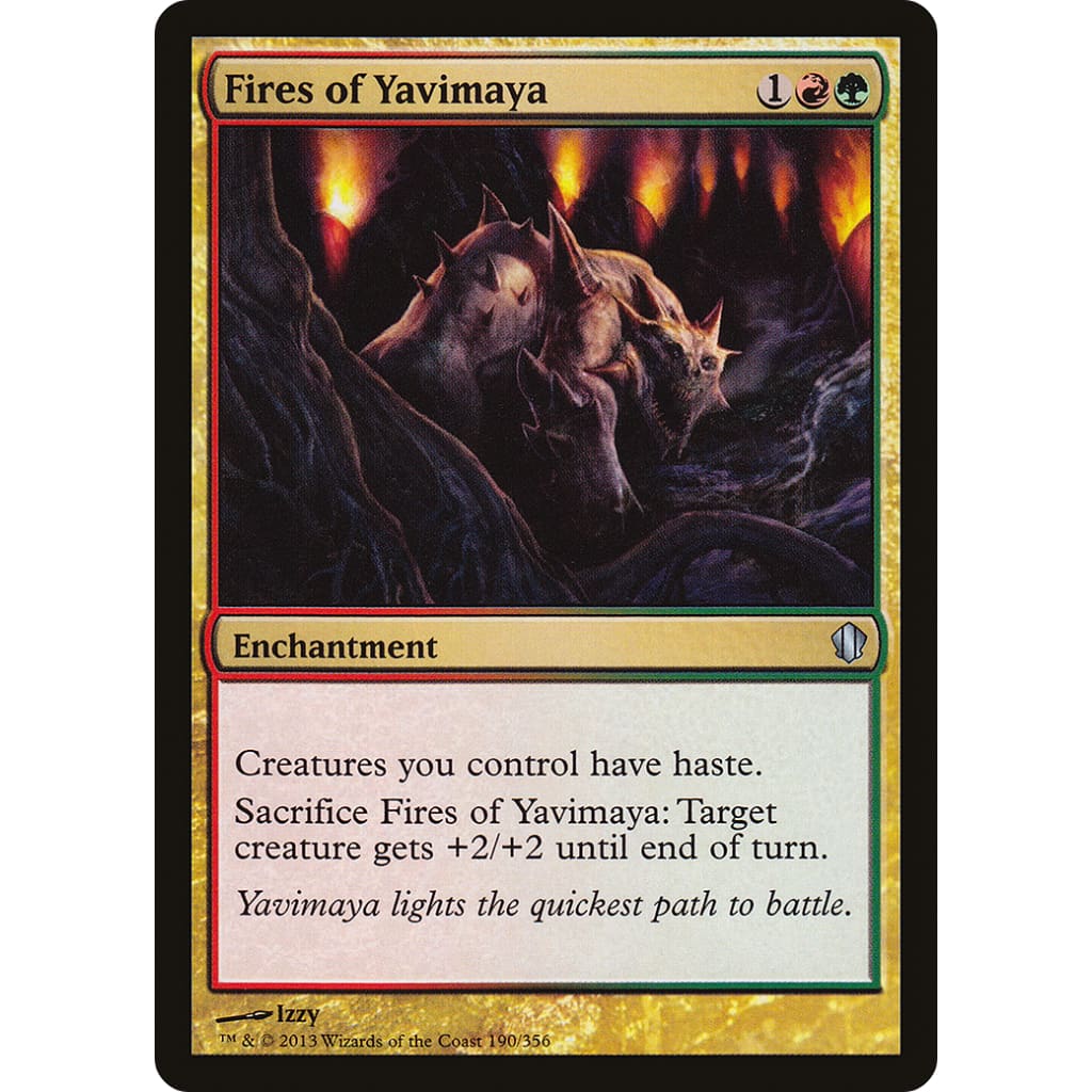 Fires of Yavimaya (C13-190) - Single