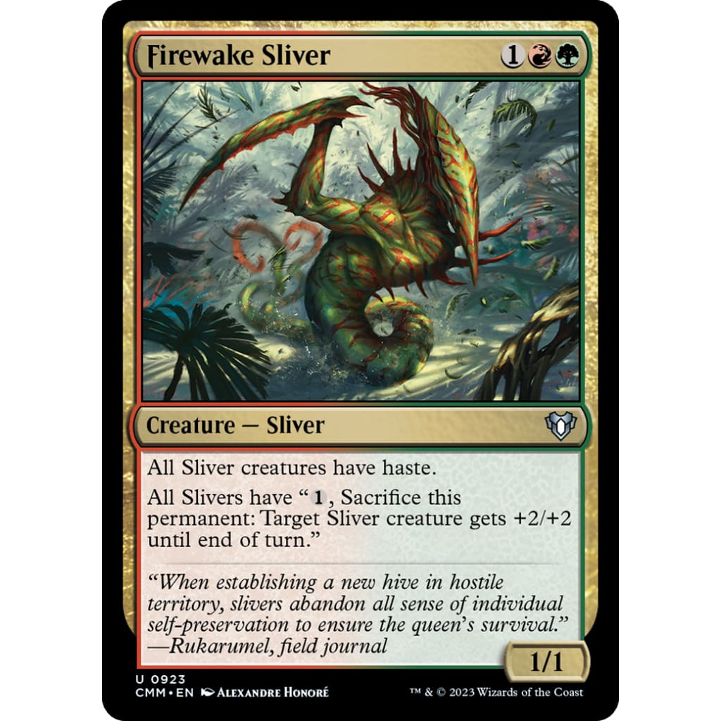 Firewake Sliver (CMM-923) Foil - Single