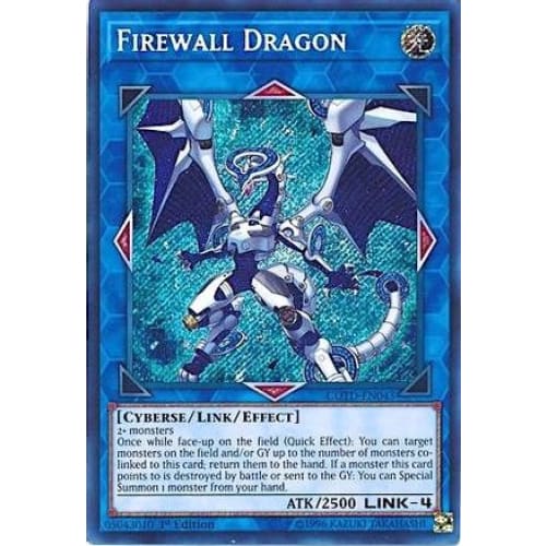 Firewall Dragon (COTD-EN043) Secret Rare 1st Edition