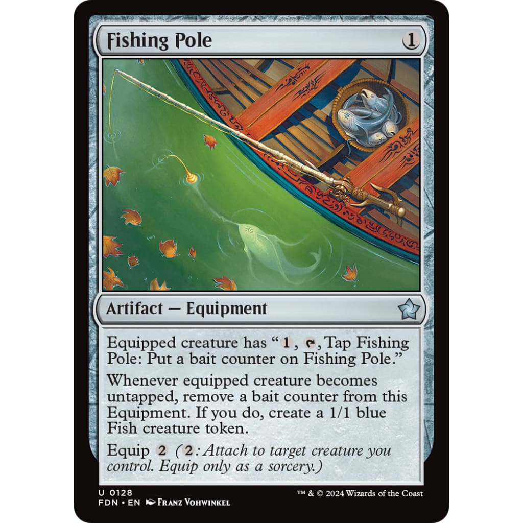 Fishing Pole (FDN-128) Foil - Single