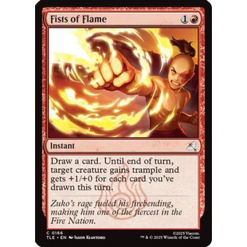 Fists of Flame (TLE-166) Foil - Single