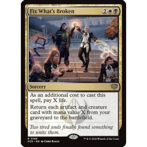 Fix What’s Broken (SOS-188) - Single