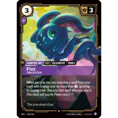 Fizz - Trickster (140/221) - Spiritforged Foil - Single