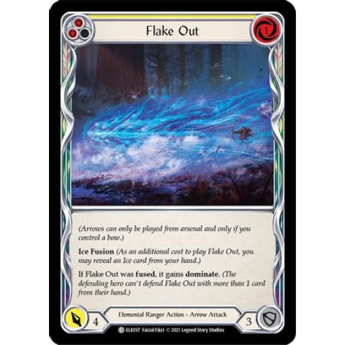 Flake Out (Yellow) (TALES OF ARIA) 1st Edition - Single