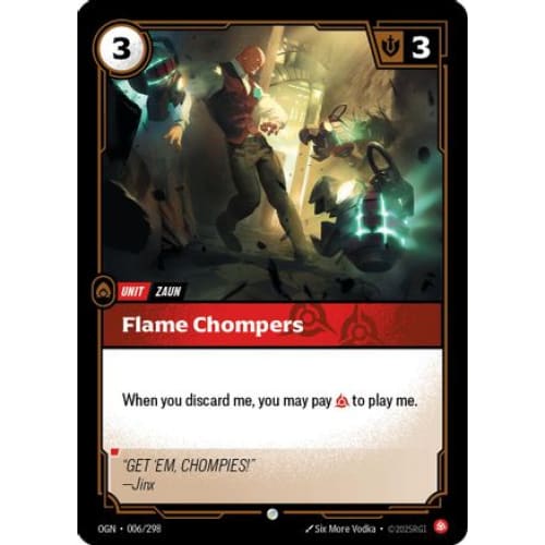 Flame Chompers (006/298) - Origins - Single
