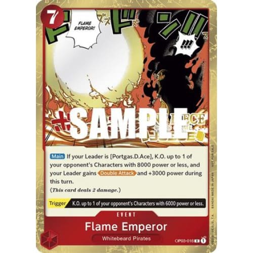 Flame Emperor (Judge Pack Vol. 2) OP03-016 PR One Piece