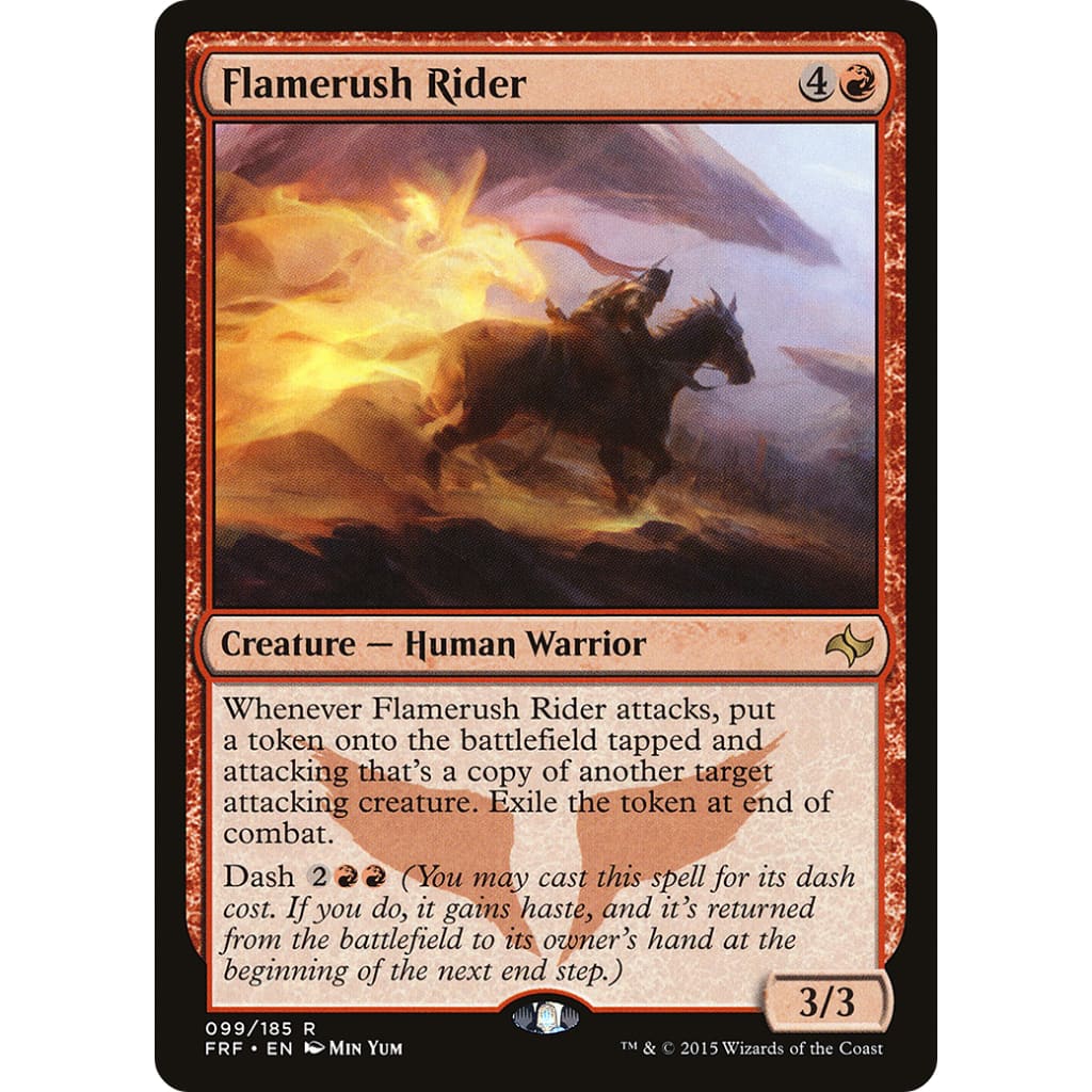 Flamerush Rider (FRF-099) Foil - Single