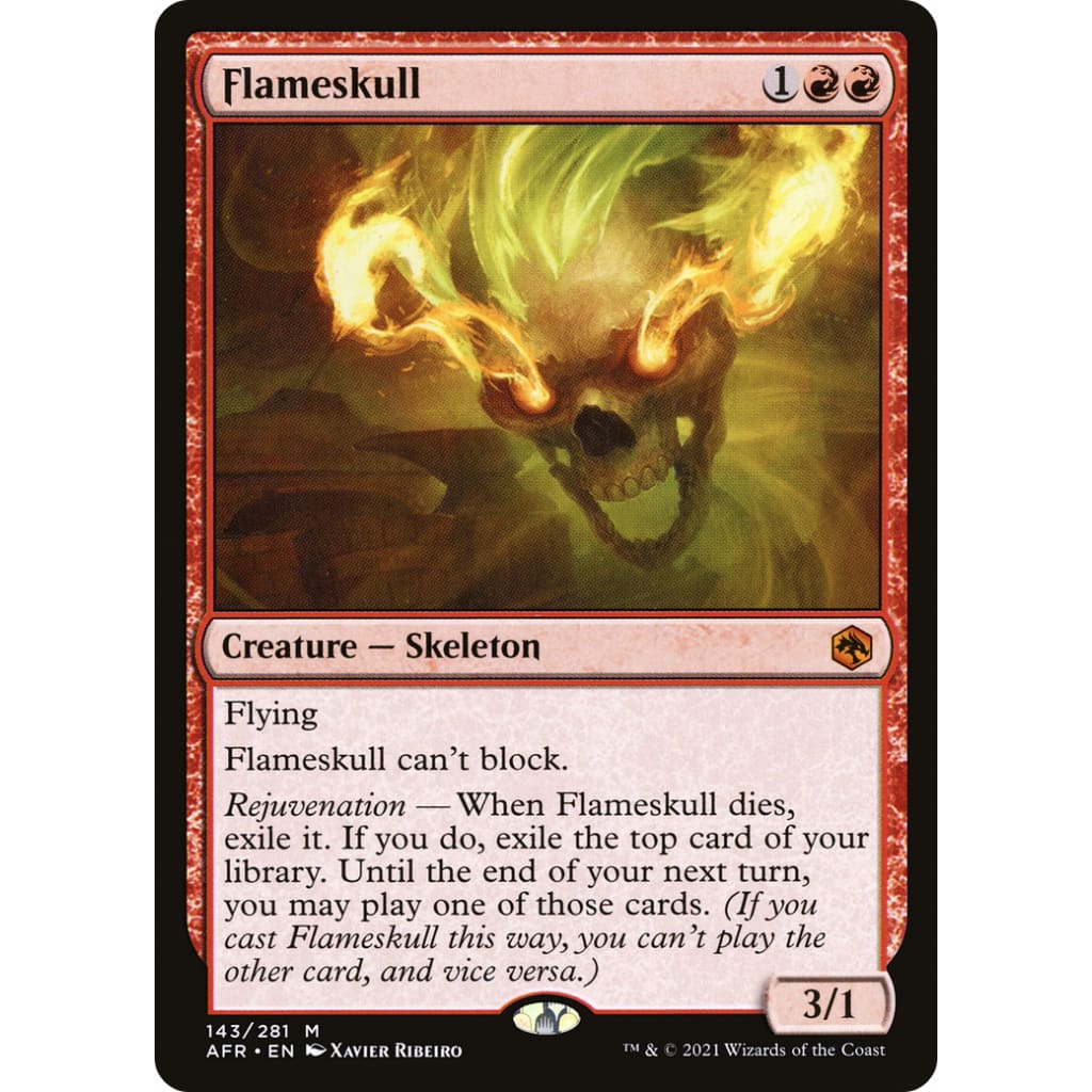 Flameskull (AFR-143) Foil - Single