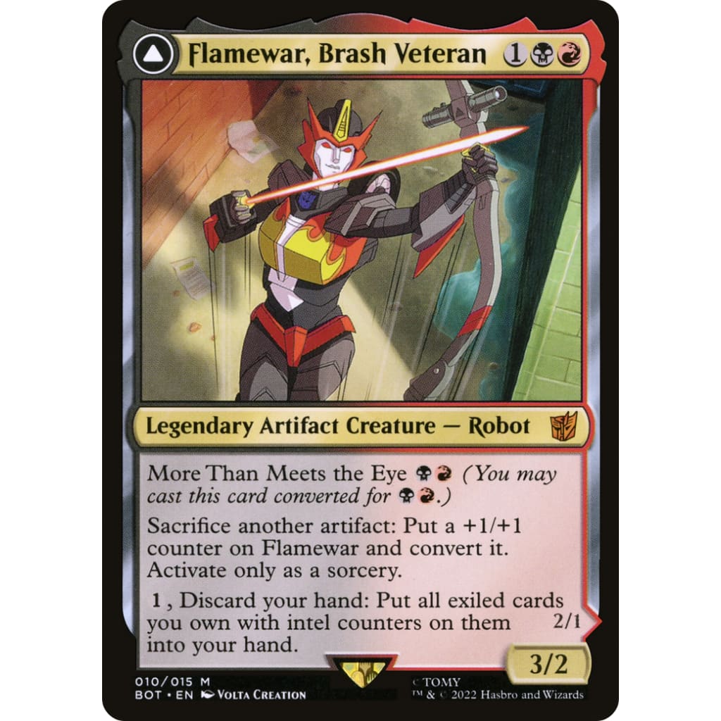 Flamewar Brash Veteran // Streetwise Operative (BOT-010):
