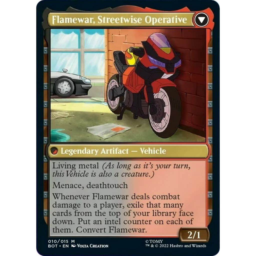 Flamewar Brash Veteran // Streetwise Operative (BOT-010):