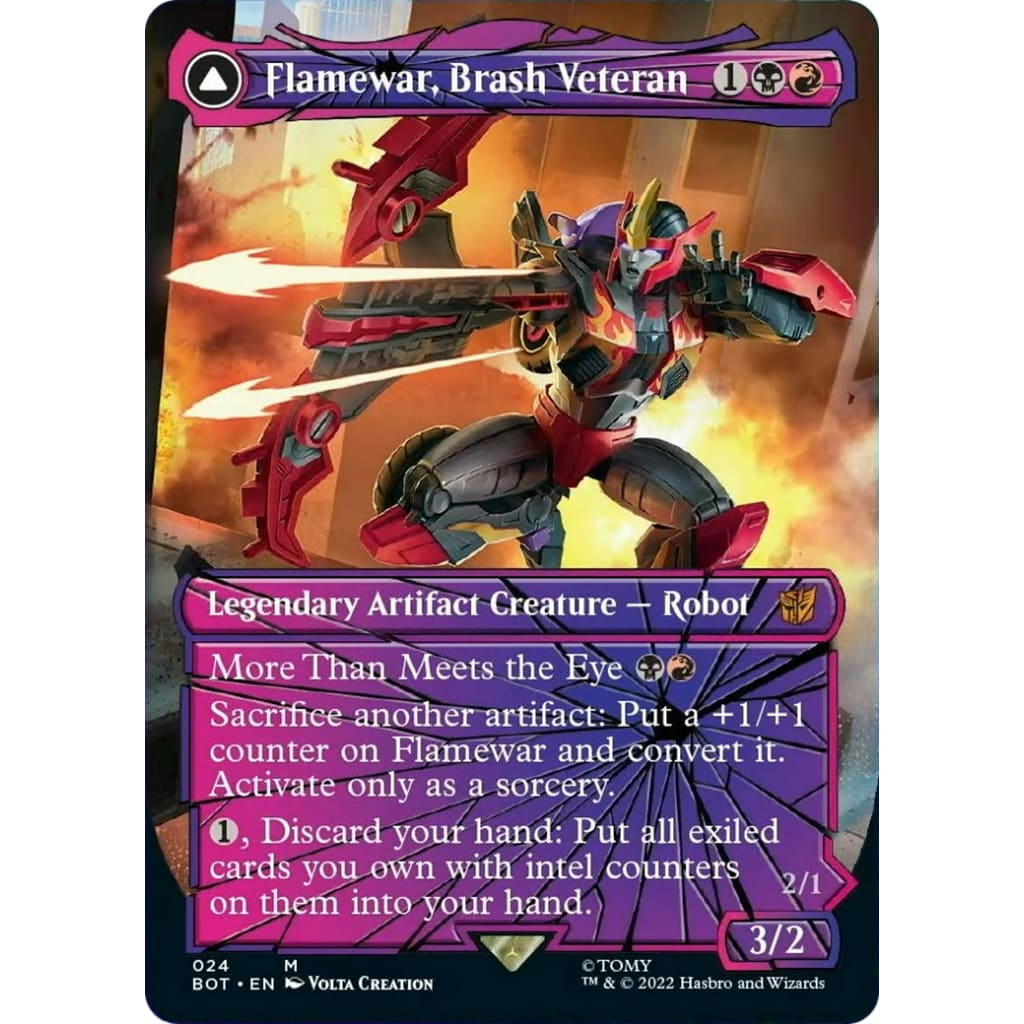Flamewar Brash Veteran // Streetwise Operative (BOT-024):