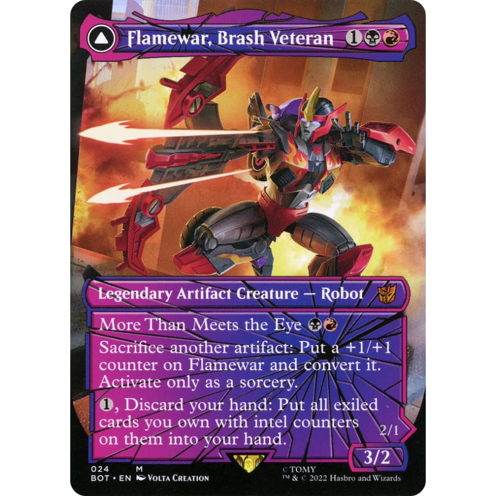 Flamewar Brash Veteran // Streetwise Operative (BOT-024):