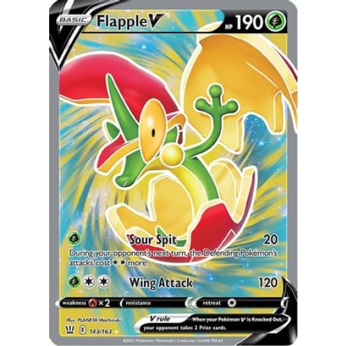 Flapple V (143/163) Ultra Rare Holofoil - Single