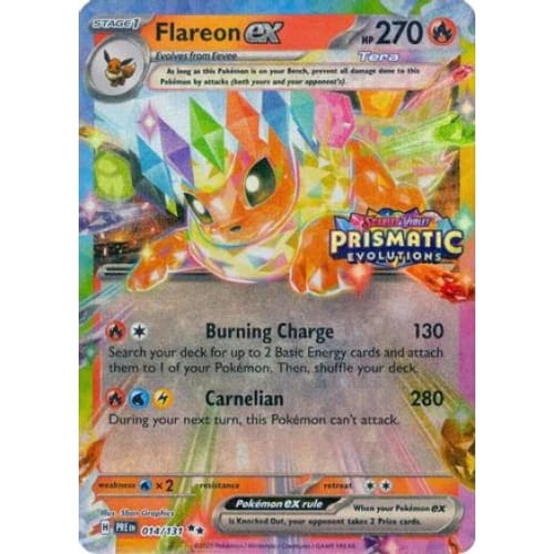 Flareon ex - 014/131 (Prismatic Evolutions Stamp) (14)