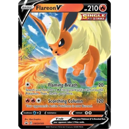 Flareon V (SWSH149/184) Promo Holofoil - Single
