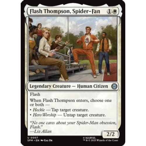 Flash Thompson Spider-Fan (SPM-007) Foil - Single