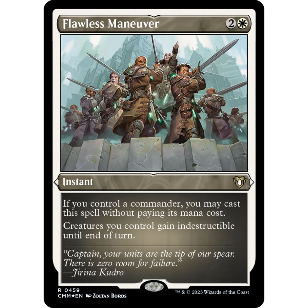 Flawless Maneuver (CMM-459) Etched Foil - Single