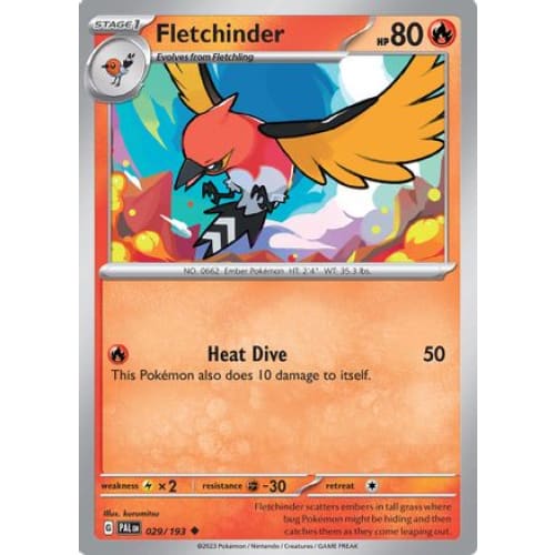 Fletchinder - 029/193 (29) Uncommon Reverse Holofoil