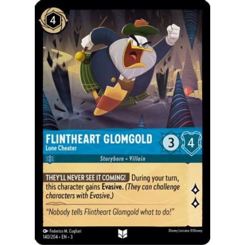 Flintheart Glomgold - Lone Cheater (140/204) - Into