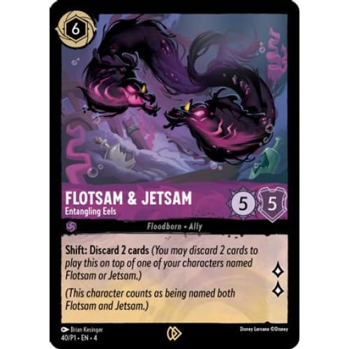 Flotsam & Jetsam - Entangling Eels (40) - Disney Lorcana