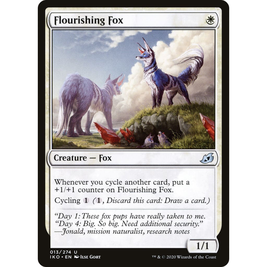 Flourishing Fox (IKO-013) Foil - Single