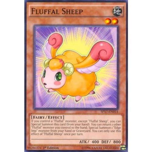 Fluffal Sheep (Starfoil) (SP17-EN014) Starfoil Rare 1st