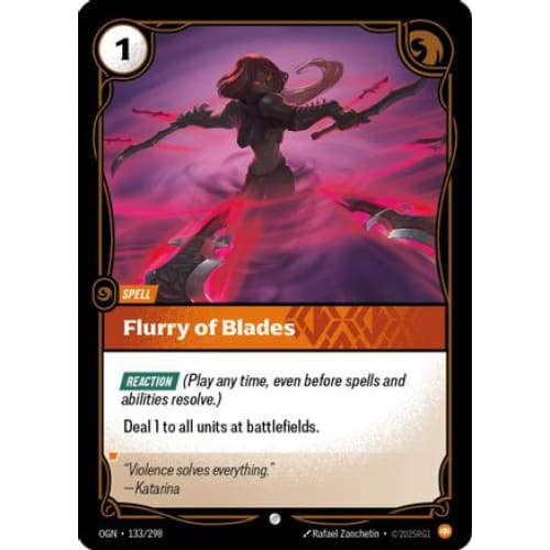 Flurry of Blades (133/298) - Origins Foil - Single