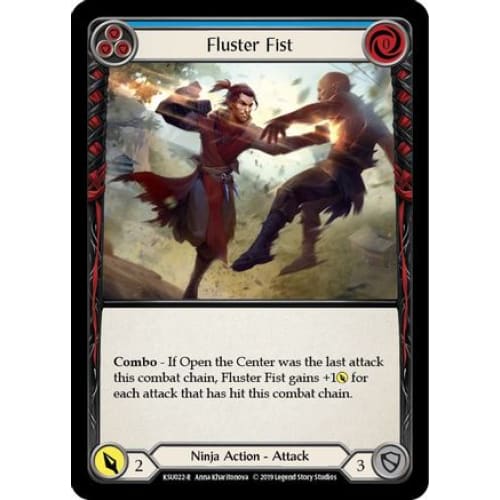Fluster Fist (Blue) (HERO DECK: KATSU) 1st Edition - Single