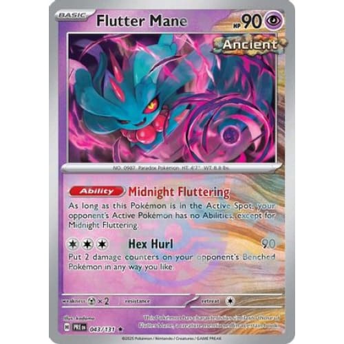 Flutter Mane (Master Ball Pattern) (43) Rare Classic