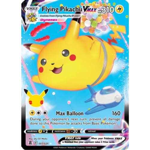 Flying Pikachu VMAX (007/025) Holo Rare Holofoil - Single
