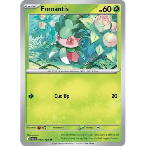 Fomantis (13) Common Reverse Holofoil - Single